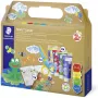 Fingerfarbe Staedtler 61 C2 Abwaschbar Blau Grün Gelb