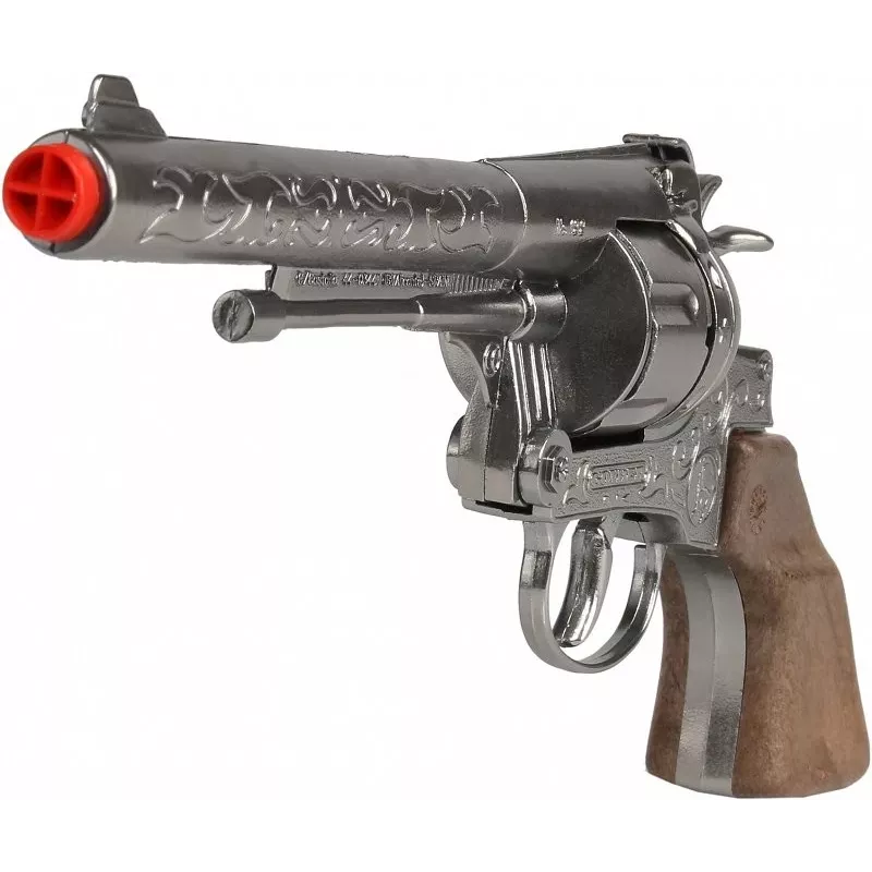Pulio Metal Cowboy Revolver 12-Schuss Spielzeugpistole, Modell 155122/0