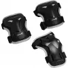 Inline Skates Muuwmi 682 verstellbare Größe 33–36 Grün/Schwarz mit Schützerset