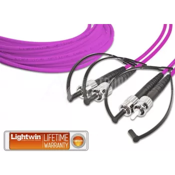 Lightwin LDP-50 ST-ST 3.0 OM4 Glasfaserkabel 3 m Violett (LDP-50 ST-ST 3.0 OM4)