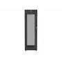 Rackschrank LANBERG FF01-6842-23BL 42U freistehend, 2127,5×600×800 mm, IP20, Schlüsselschloss, Laufrollen