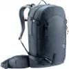 Rucksack DEUTER Freerider Pro 34+ — technischer Freeride-Skitourenrucksack, 34 L, schwarz, Helmhalterung, Hüftgurt