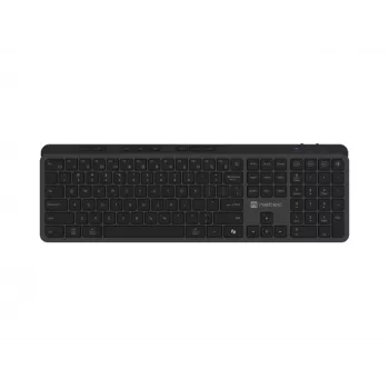Kabellose Tastatur NATEC Medusa — US-Layout, Schwarz