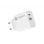 Netz-Schnellladegerät NATEC RIBERA 12V 20W USB-C PD 3.0 + USB-A Samsung AFC Weiß