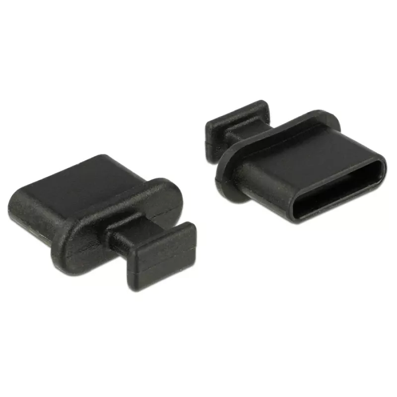 Buchsen-Schutzkappe DeLOCK 64013 USB Type-C Schwarz