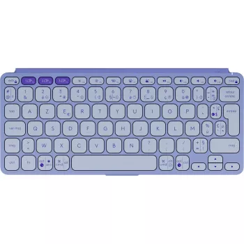 Logitech Keys-To-Go 2 Tastatur Universal Bluetooth AZERTY Französisch Flieder