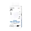 LogiLink Netzteil - 12 Watt - 2,4 A - 2 Ausgangsports (USB)