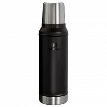 Thermosflasche STANLEY Legendary Classic 0,94 L, schwarz, doppelwandig vakuumisoliert