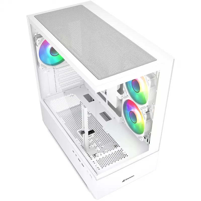 PC-Gehäuse Sharkoon MK6 RGB Midi Tower Schwarz