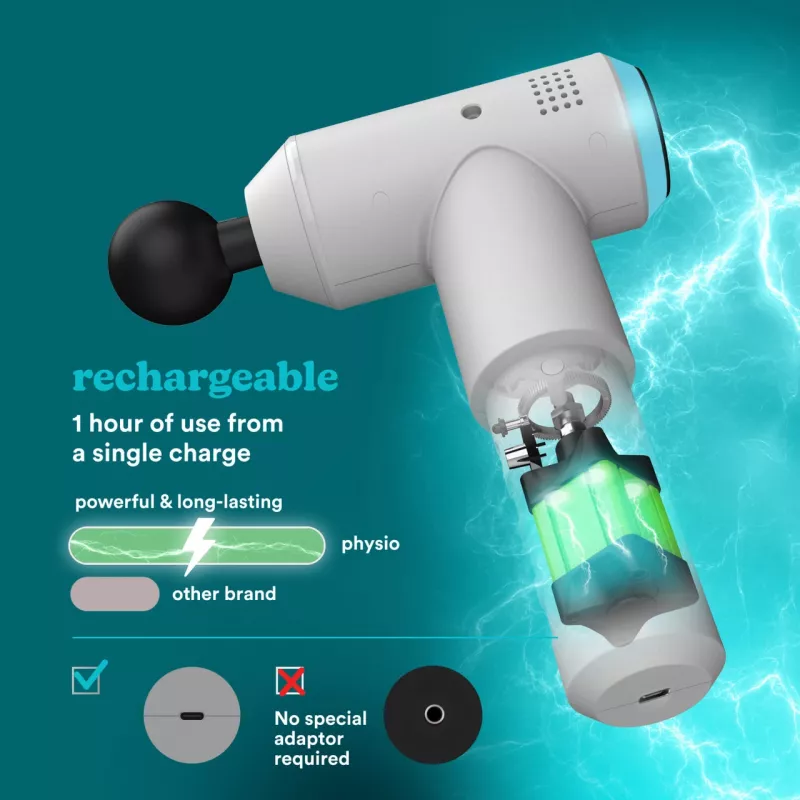 Perkussions-Massagepistole HoMedics PGM-150-EU — tragbares Perkussionstherapiegerät