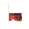 SATA PCI Express x4 Karte DeLOCK 6 Port Low Profile Formfaktor