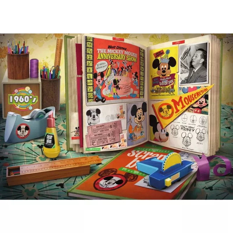 Puzzle 1960 Mickey Moments (1000 Teile)