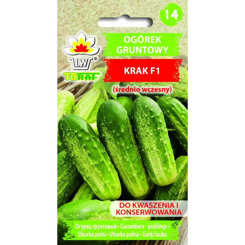 Gurke Krak F1 Toraf Gemüsesamen, 5-g-Packung