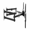 TV-Wandhalterung ART AR-85 für 32–70 Zoll Fernseher, bis 45 kg, neigbar -15–5°, schwenkbar 45°, Auszug 118–622 mm, VESA 75x75–600x400