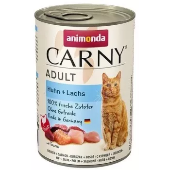 Nassfutter für Katzen animonda Carny Chicken + Salmon Adult 400 g getreidefrei, glutenfrei