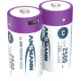 Ansmann ANS 1313-0004 - Li-Ion-Akku C Baby 2300 mAh 1,5 V 2er-Pack - Wiederaufladbare Batterie