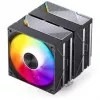 CPU-Kühler Jonsbo CA80 Dual-Tower, 2×120mm PWM-Lüfter, ARGB, schwarz