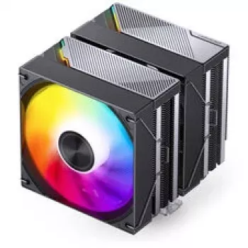 CPU-Kühler Jonsbo CA80 Dual-Tower, 2×120mm PWM-Lüfter, ARGB, schwarz
