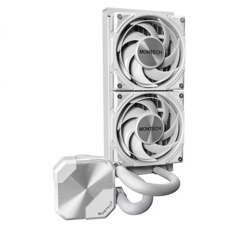Montech HyperFlow Silent 240 Prozessor All-in-One-Flüssigkeitskühler 12 cm Weiß 1 Stk.