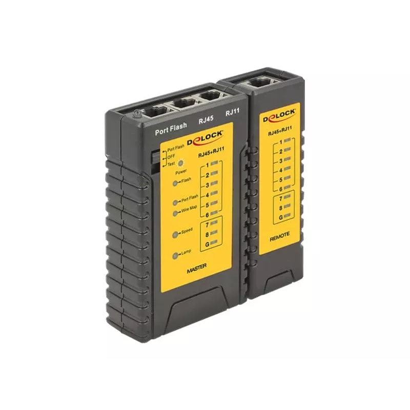 Delock Kabeltester + Portfinder - Netzwerktester-Set (86407)