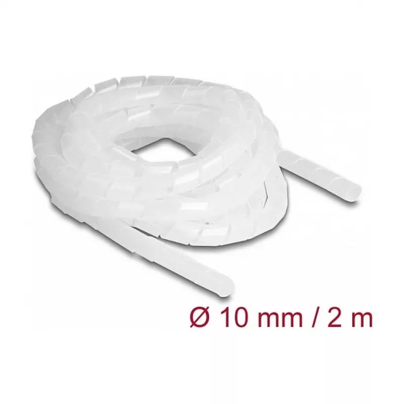 DeLOCK Spiralschlauch flexibel 2 m x 10 mm transparent