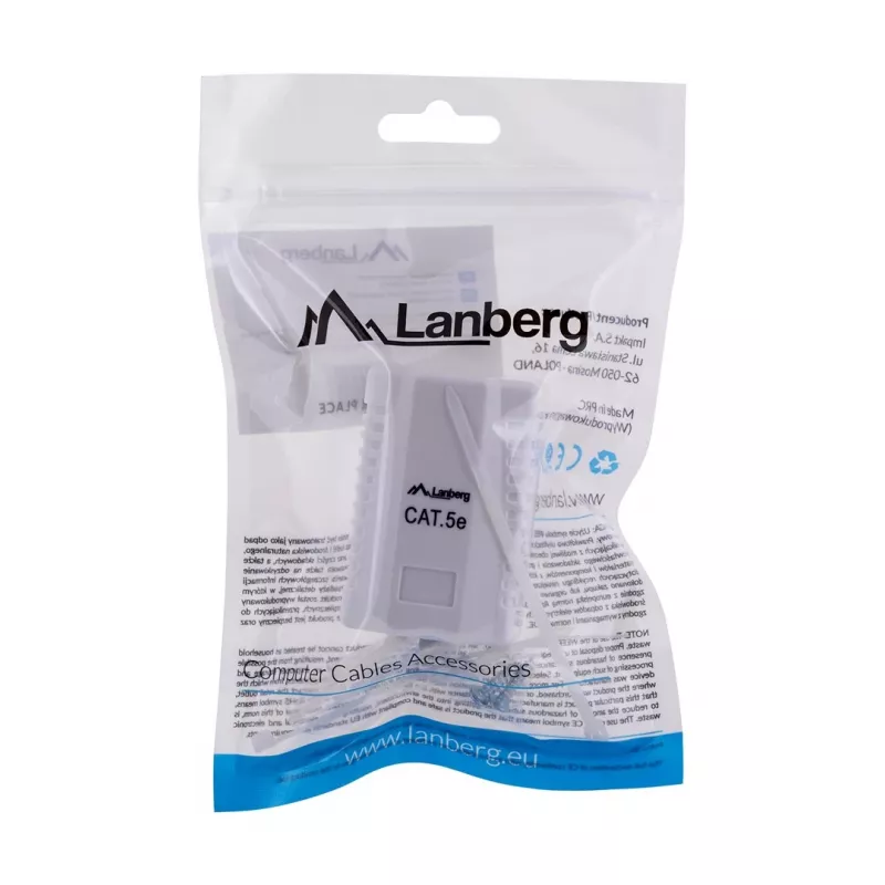 Lanberg OU5-0001-W Anschlussdose RJ-45 Weiß