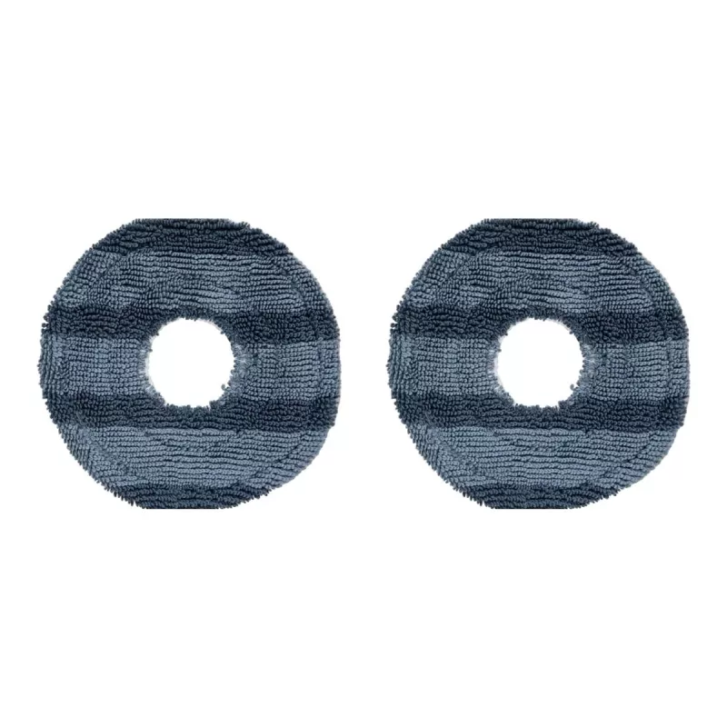 Ersatz-Wischtücher für Eufy C20 Serie Saugroboter, 2er-Pack, Grau/Blau