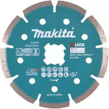 Makita - Diamanttrennscheibe - für Beton, Granit, Marmor - 125 mm - für Makita GA041GM201, XGT GA041GZ