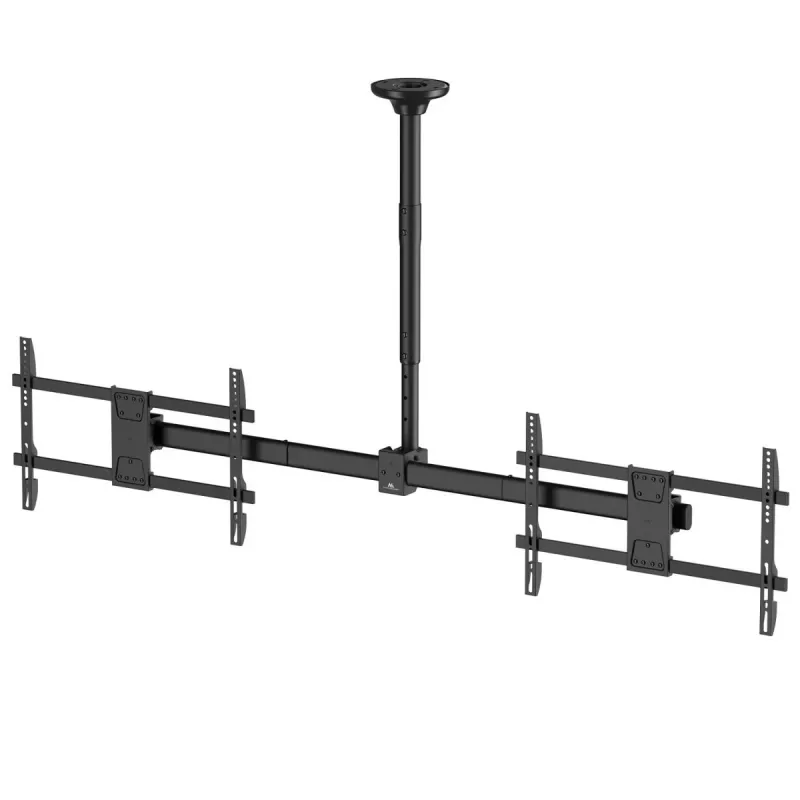 Deckenhalterung MACLEAN MC-111 B für zwei Fernseher, max. Belastung 2×40 kg, max. VESA 600×400