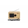Denver TR-63LW Radio Personal Analog Bamboo, Silber