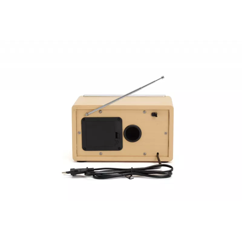 Denver TR-63LW Radio Personal Analog Bamboo, Silber
