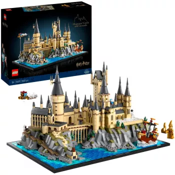 LEGO 76419 Harry Potter Schloss Hogwarts und Gelände, großes Set für Erwachsene mit ikonischen Schauplätzen: Große Halle, Kammer des Schreckens & mehr, Valentinstag