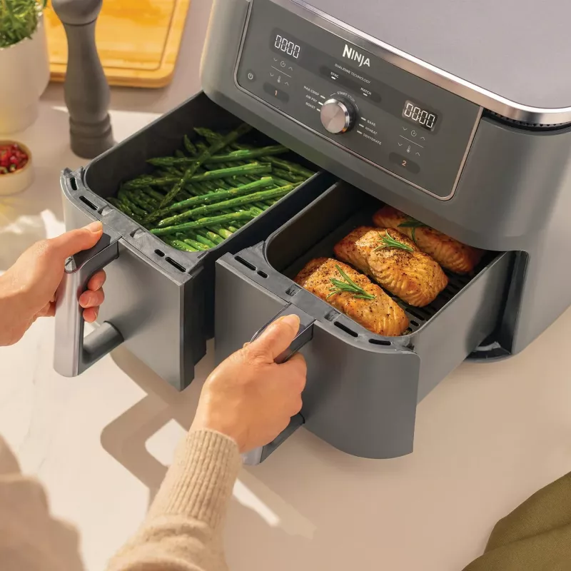 Heißluftfritteuse Ninja DZ400EU 9,5 L 2470 W Grau Double