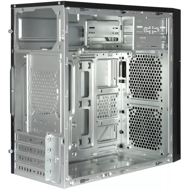 Computergehäuse INTER-TECH IT-6521 gerade, ATX, Schwarz