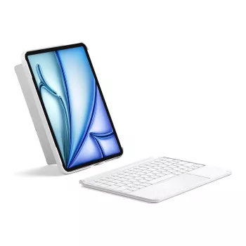 Inateck Tastatur iPad 11 iPad Air 4-6 Com. QWERTZ weiß