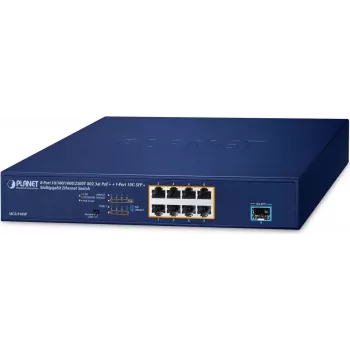 Unmanaged Switch PLANET MGS-910XP 2.5G Ethernet 8 Ports PoE
