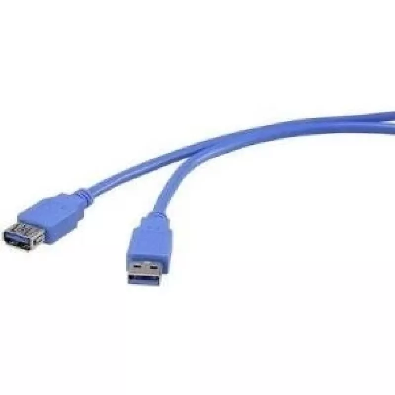 USB 3.0-Verlängerungskabel Renkforce 1420710, 3 m, blau