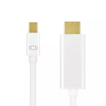 Mini DisplayPort auf HDMI, 4K, 3 m, weiß
