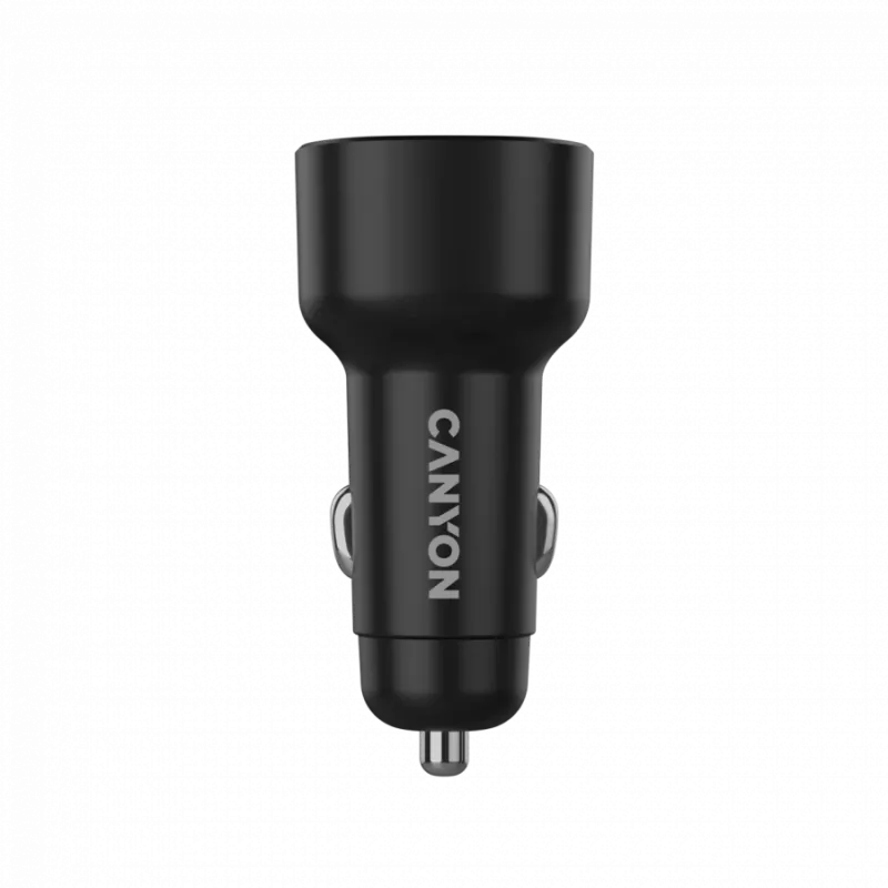 CANYON Auto-Ladegerät OnDrive 48 PD 48W USB-A+USB-C Schwarz
