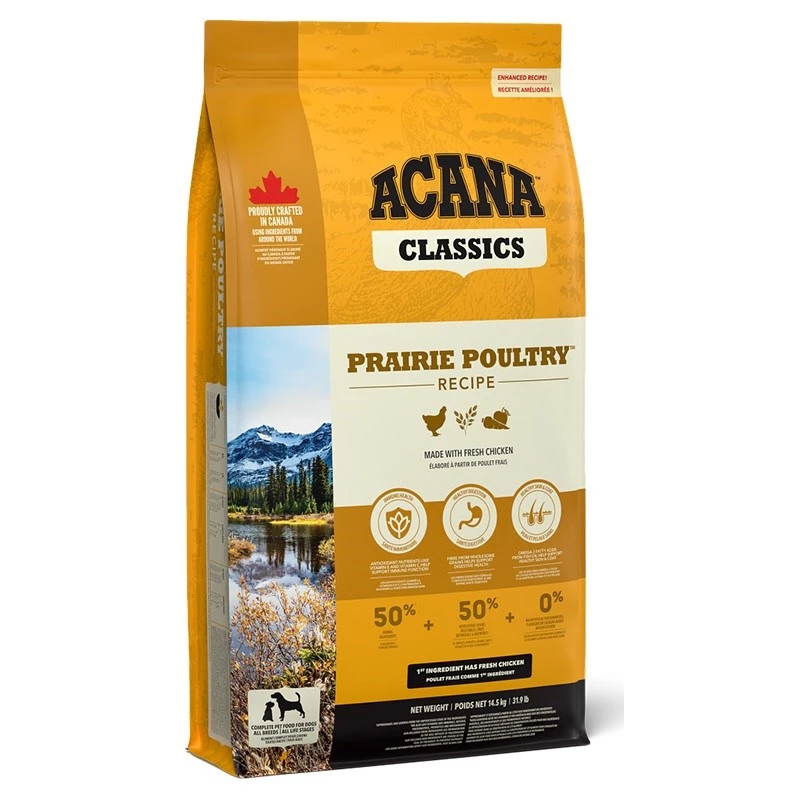 ACANA Classics Prairie Poultry - Trockenfutter für Hunde - 14,5 kg