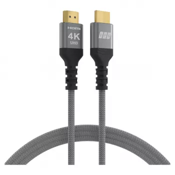 EFB Elektronik HDMI-Kabel High-Speed mit Ethernet 4K60Hz Grau - Kabel - Digital/Display/Video (HDMI-20-00005)