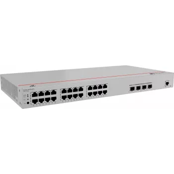 Switch HUAWEI S220-24P4X — 24 x Gigabit (10/100/1000) RJ-45, 4 x SFP+, PoE, 1U grau