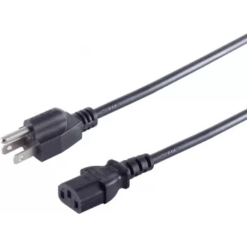 Netzkabel ShiverPeaks US60006 — USA-Stecker (Typ B) auf IEC C13-Buchse, Netzkabel