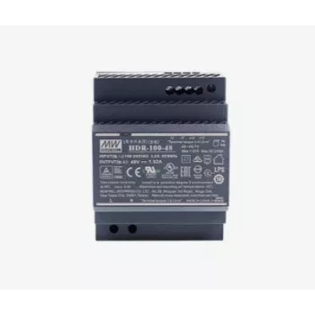 Netzteil/Inverter MEAN WELL HDR-100-48, 100 W, 48 V Ausgang, 85–264 V Eingang, RoHS, 70×54,5×90 mm