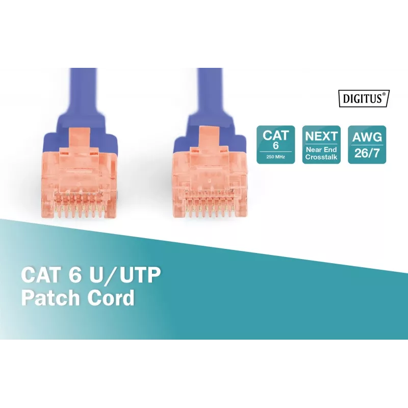 Digitus DK-1612-030/B RJ45 Netzwerkkabel Patchkabel CAT 6 U/UTP B