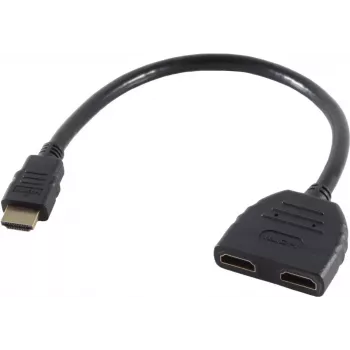 HDMI-Adapter ShiverPeaks Typ A auf 2x St/Bu 77415 – HDMI-Typ-A-Splitter/Adapter