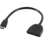 HDMI-Adapter ShiverPeaks Typ A auf 2x St/Bu 77415 – HDMI-Typ-A-Splitter/Adapter
