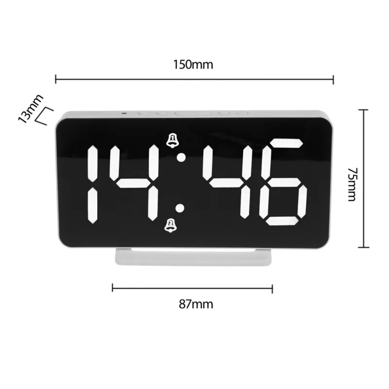 Digitaler Wecker GreenBlue GB383 mit LED-Anzeige