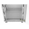 Lanberg FF01-6615-12SL Rackschrank 15U freistehendes Rack Grau