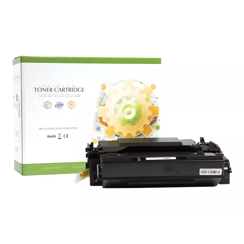STATIC Tonerkartusche kompatibel mit HP CF287X/Canon CRG-041H Schwarz hohe Kapazität kompatibel 18.000 Seiten